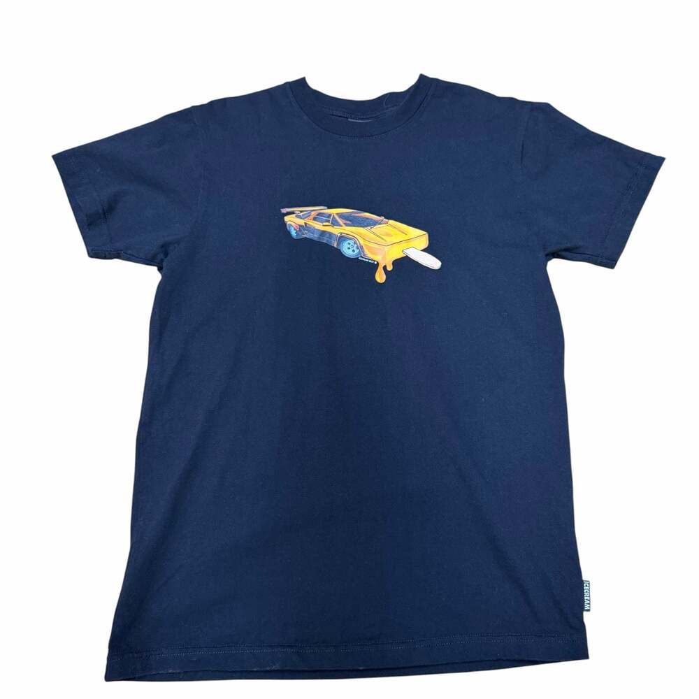Icecream Lambo Hambo Graphic T-Shirt Black
